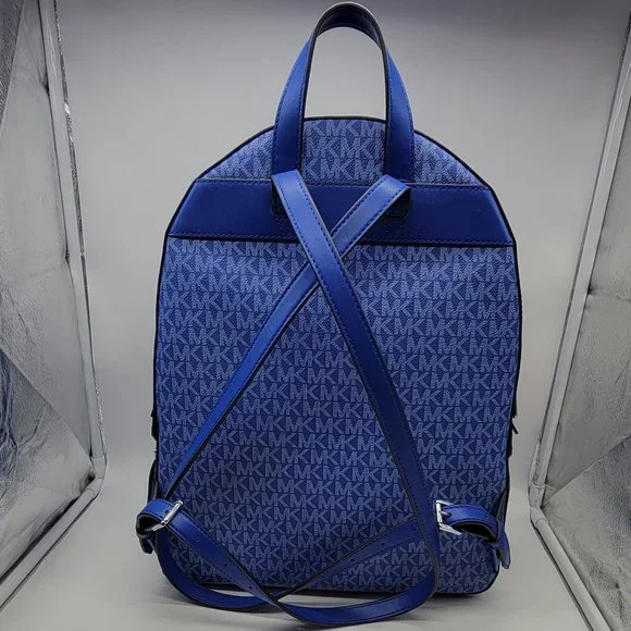 Michael Kors Jaycee Electric Blue Backpack MICHAEL KORS JAYCEE MEDIUM ZIP POCKET BACKPACK MK OMBRE BLUE  main image 3
